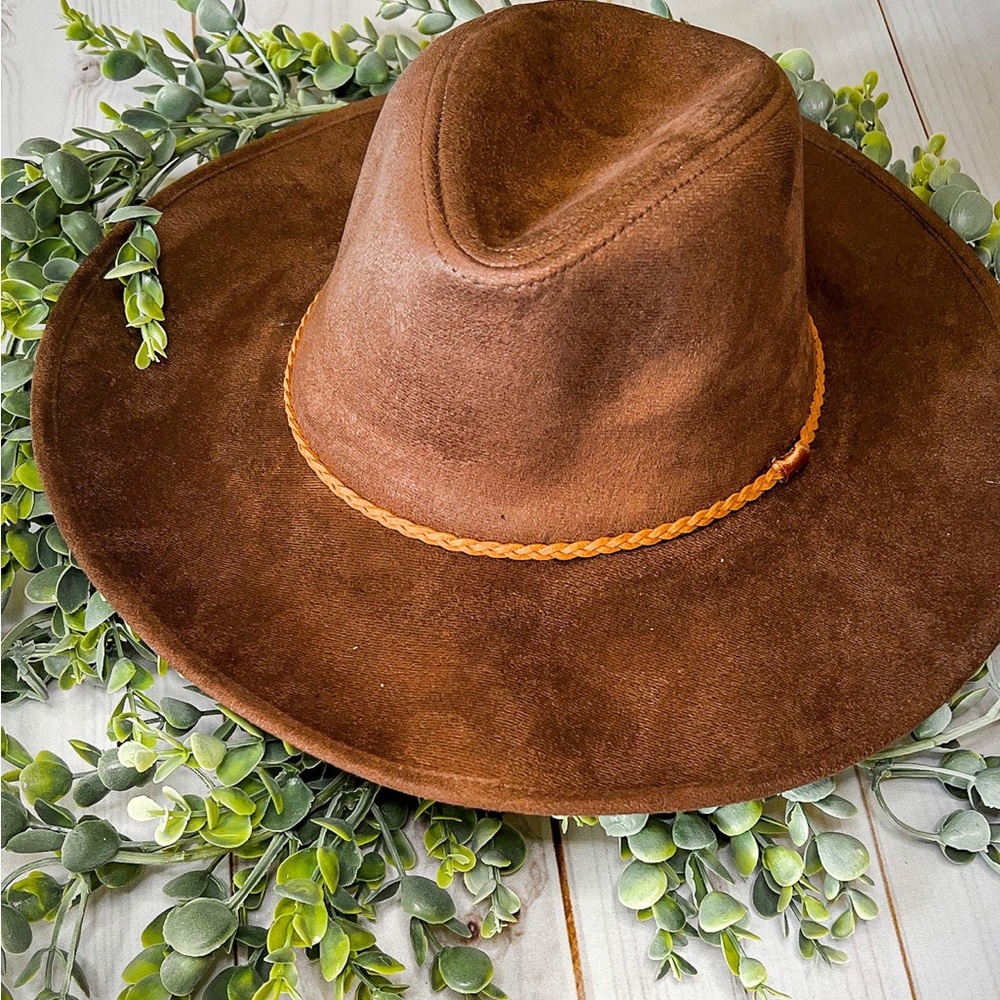 Wide Brim Braided Bolero Hat